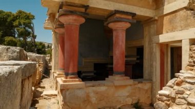 Minos Palace Knossos, Heraklion, Girit, Yunanistan