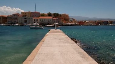 Chania Promenade, Crete, Yunanistan