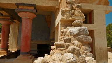 Minos Palace Knossos, Heraklion, Girit, Yunanistan