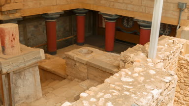 Minos Palace Knossos, Heraklion, Girit, Yunanistan
