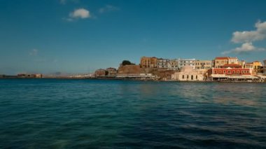 Chania Promenade, Crete, Yunanistan