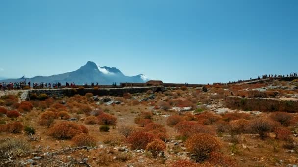 Isla Gramvousa en Creta, Grecia — Vídeo de stock