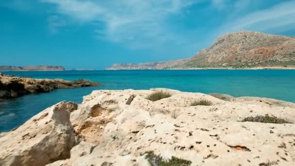 Balos beach, Крит, Греция — стоковое видео