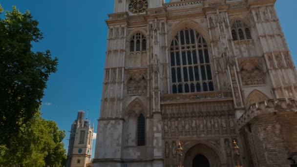 Westminster abbey, Londres, Inglaterra, Reino Unido — Vídeo de Stock