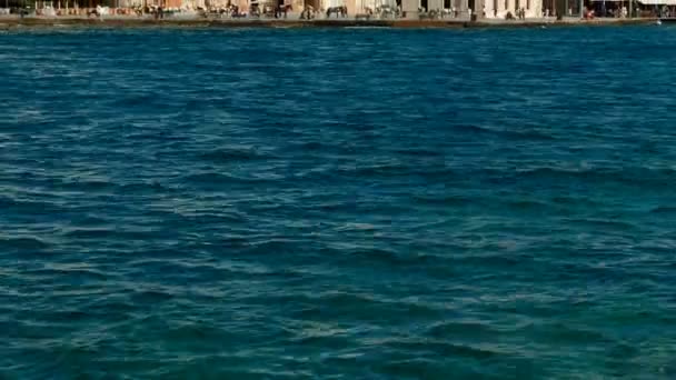 Binnenstad van Chania, op Kreta, Griekenland — Stockvideo