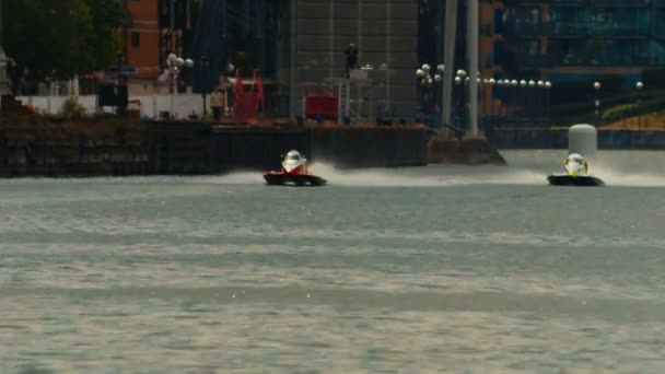 Campeonato Mundial de la UIM F1H2O en Londres, Inglaterra, Reino Unido — Vídeo de stock