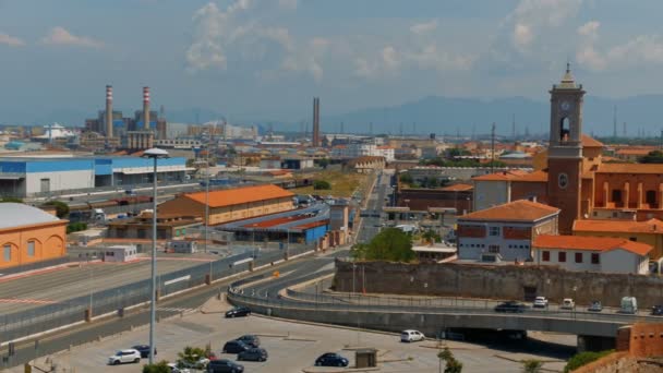 Livorno, Toscane, Italië — Stockvideo