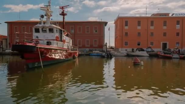 Livorno, Toscane, Italië — Stockvideo
