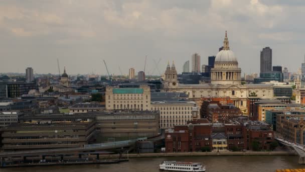 St Pauls Cathedral, London, England, Storbritannien — Stockvideo