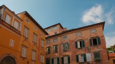 Via Cittadella, Lucca, Toskana, İtalya