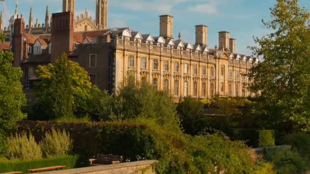 Kings College, Cambridge, England, Uk — Stockvideo