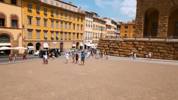 Палаццо Питти, Флоренция, Тоскана, Италия — стоковое видео