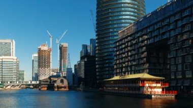 Millwall Dock, Canary Wharf, Londra, İngiltere