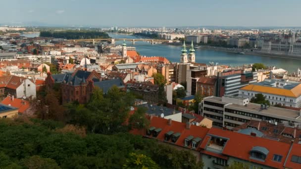 Buda District, Budapest, Hungary — стокове відео