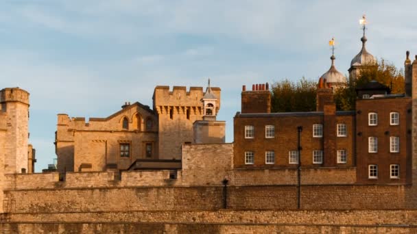 London Circa 2018 Goldene Stunde Schuss Des Berühmten Turms Von — Stockvideo