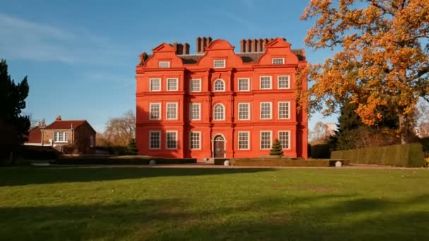 Londra Circa 2018 Pov Girato Verso Casa Olandese Del Bellissimo — Video Stock