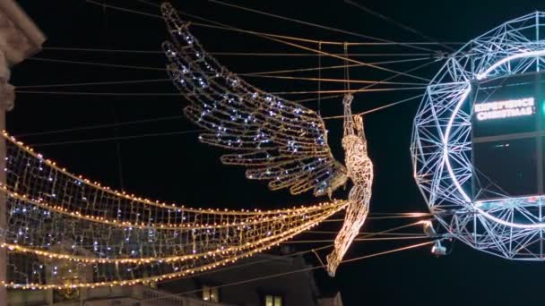 Regent Street, Londra, İngiltere, Birleşik Krallık — Stok video