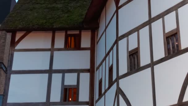 Shakespeare Globe Theater, Londres, Inglaterra, Reino Unido — Vídeo de Stock