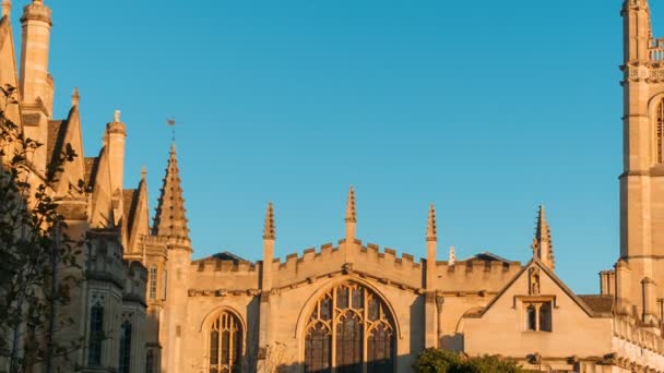 Магдалена-колледж, Оксфорд, Англия, Великобритания — стоковое видео