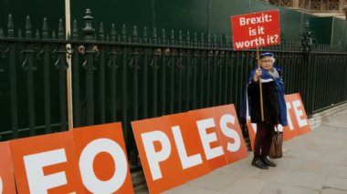 Brexit - Pro-AB destekçileri Westminster, Londra