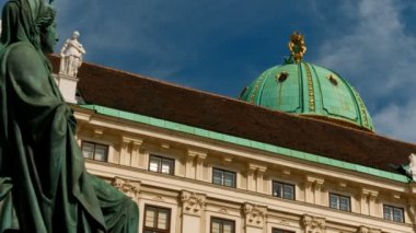 Viyana, 2018 - yaklaşık Hofburg Sarayı Viyana, Avusturya, eski oturma Habsburg Hanedanı İmparatorluk Chancellery kanadında devirme atış