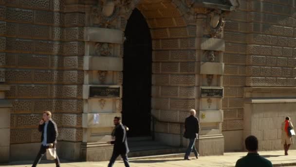 Старі Суду корони Бейлі в Лондон, Великобританія — стокове відео