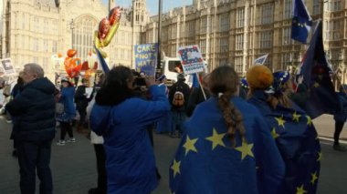 Brexit - Pro-AB destekçileri Westminster, Londra