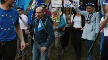 Brexit - Pro-AB destekçileri Westminster, Londra