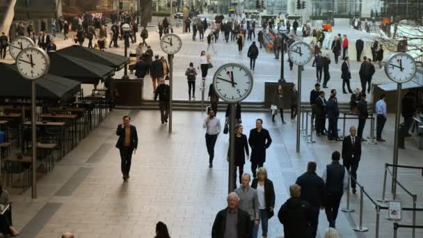 Reuters Plaza, Canary Wharf, en Londres — Vídeos de Stock