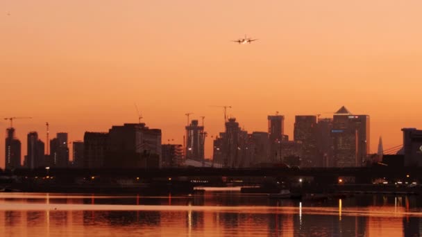 伦敦城市机场, 伦敦, 英国, 英国 — 图库视频影像