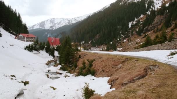 Bela paisagem alpina — Vídeo de Stock