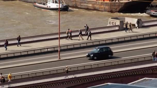 Blackfriars Bridge, London, UK — Stock Video