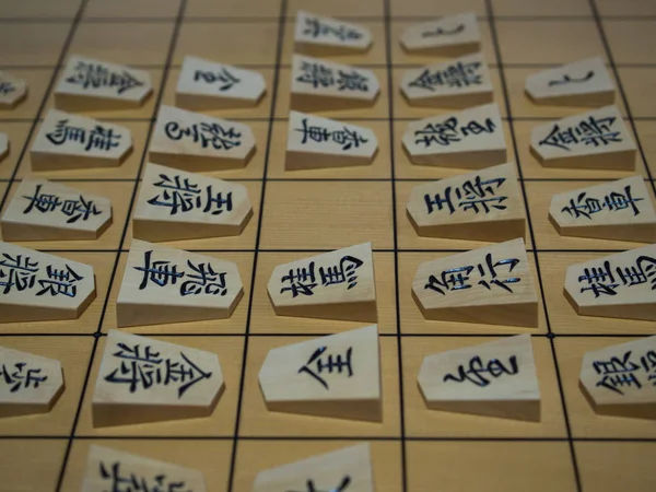 Shogi Ist Japanische Traditionelle Kultur — Stockfoto