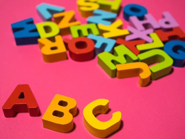 Alphabet Puzzle Intellectual Training Toy — Stock Photo, Image