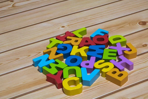 Quebra Cabeça Alfabeto Brinquedo Treinamento Intelectual — Fotografia de Stock