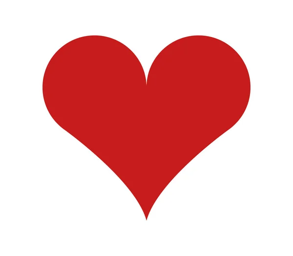 Hearts Valentine Białym Tle — Wektor stockowy