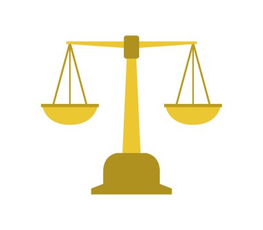 Beyaz arka plan üzerinde denge