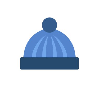 Kış kap simgesi beyaz arka plan üzerinde