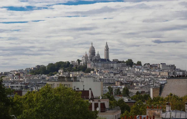 Słynna bazylika Sacre Coeur, Paryż, Francja. — Zdjęcie stockowe