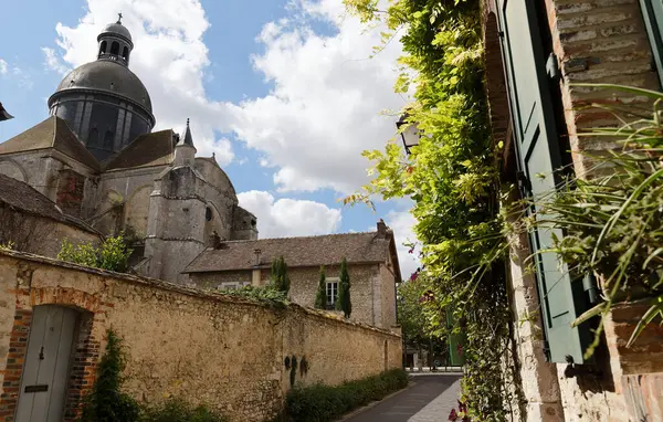 Iglesia Colegiata Saint Quiriace Encuentra Ciudad Alta Provins Francia Fue — Foto de Stock