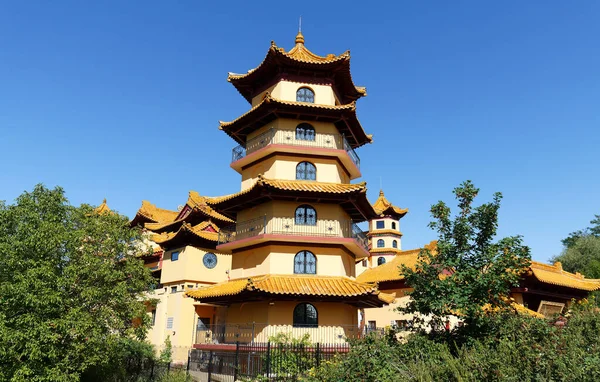 Khanh Anh Maior Pagode Budista Europa Está Localizado Evry Sul — Fotografia de Stock