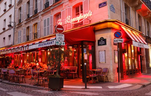 Paris France September 2020 Bonaparte One Finest Traditional Cafes Saint — Stock Photo, Image