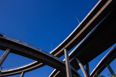 Arka plan ulaşım karmaşıklık otoban köprüsü