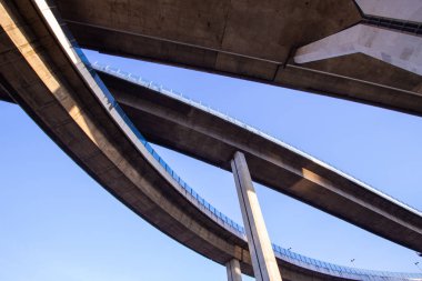 Arka plan ulaşım karmaşıklık otoban köprüsü