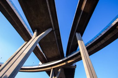 Arka plan ulaşım karmaşıklık otoban köprüsü