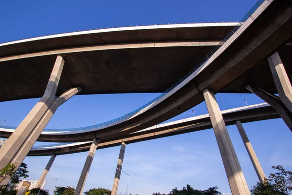 Arka plan ulaşım karmaşıklık otoban köprüsü