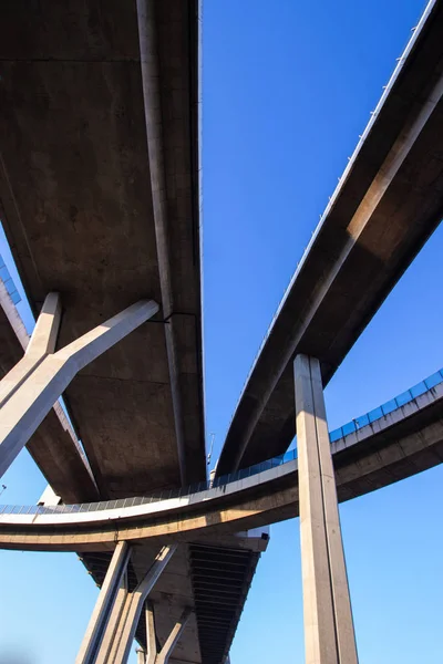 Contexte Transport Complexité Pont Autoroute — Photo