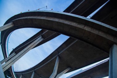 Arka plan ulaşım karmaşıklık otoban köprüsü