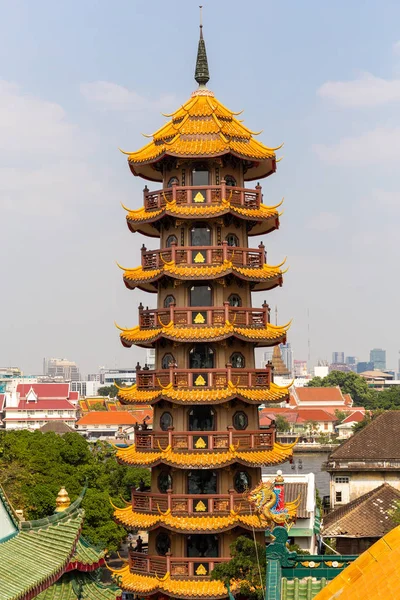 Che çene Khor Çince styple Tapınağı ve Pagoda Bangkok, Tayland