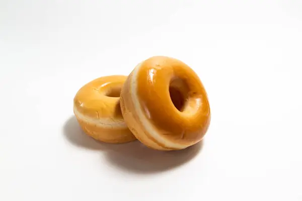 Sweet Donut Auf Weißem Hintergrund — Stockfoto